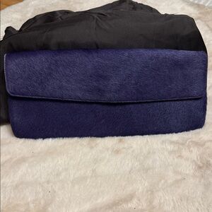Adrienne Vittadini Faux Fur Envelope Clutch Bag